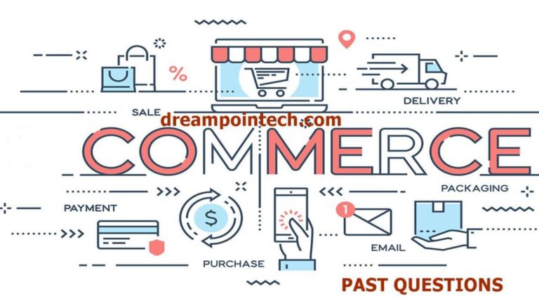 Cameroon GCE O Level Commerce Past Questions and Answers