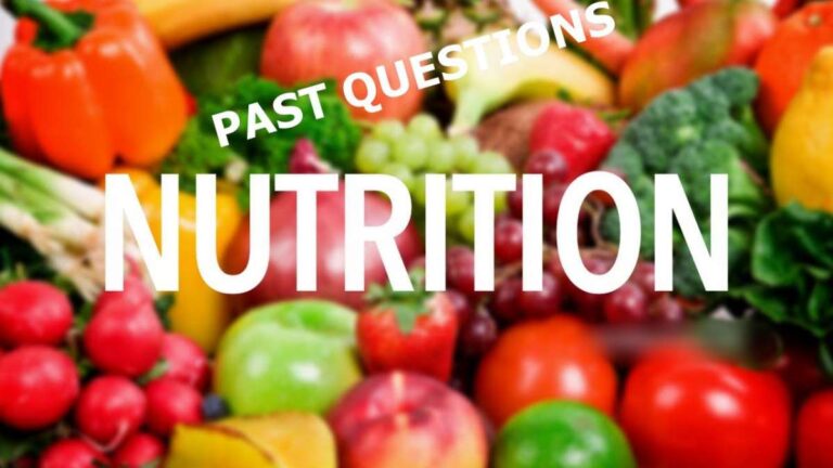 GCE O Level Food and Nutrition