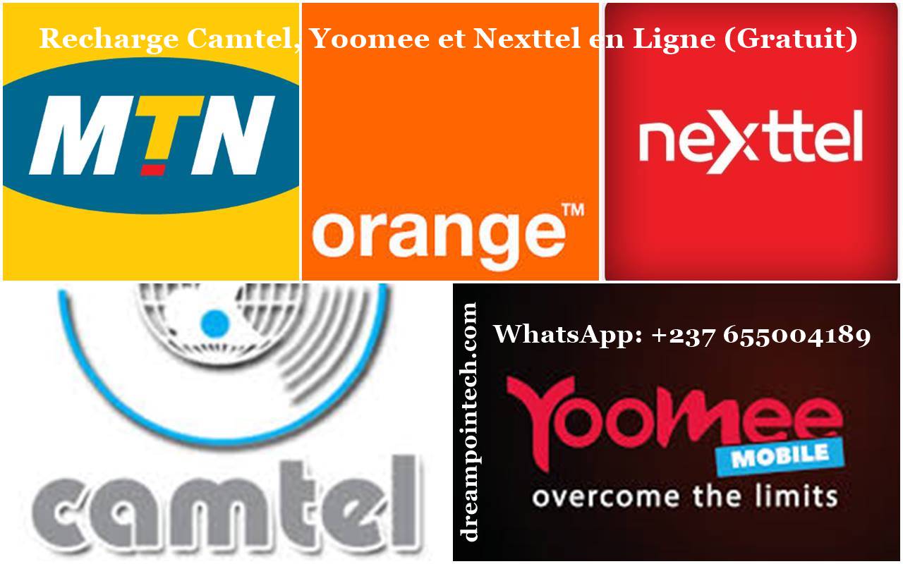 Recharge Camtel, Yoomee, MTN et Orange